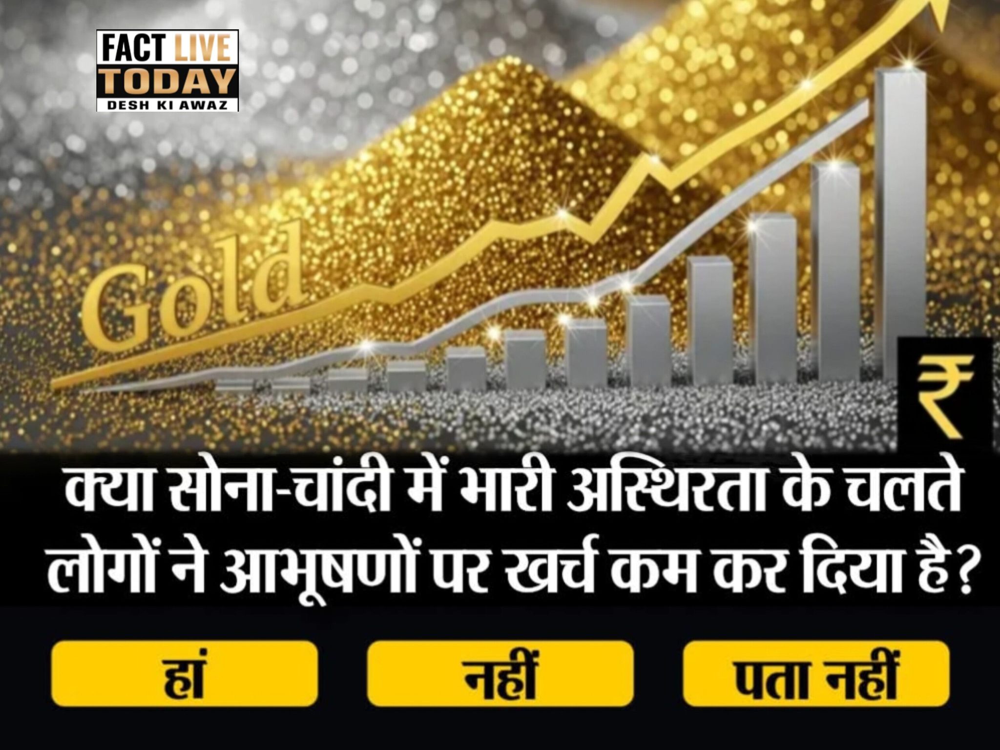 क्या सोना और चांदी में भारी अस्थिरता के चलते लोगो ने आभूषणो पर खर्च करना कम कर द…