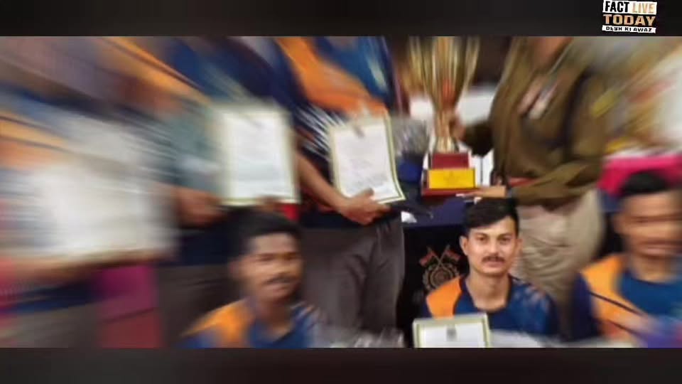 सीआरपीएफ की सभी बटालियनों में 13वीं बटालियन रही प्रथम उपविजेता; कमांडेंट श्रीमत…