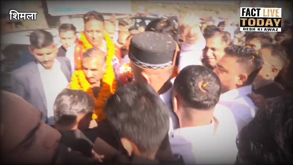 शिमला: हिमाचल प्रदेश से राज्यसभा सांसद के रूप में Anurag Sharma के निर्विरोध निर…