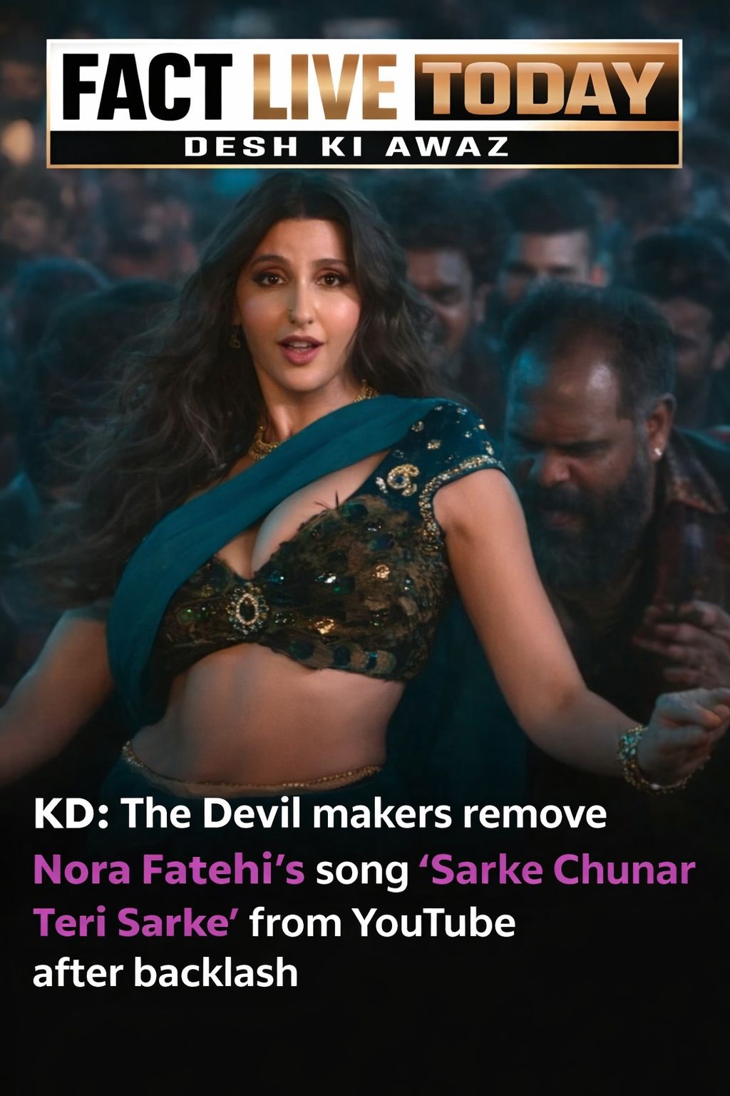 The makers of KD: The Devil have made the song Sarke Chunar Teri Sarke starring …