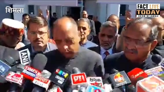 जय राम ठाकुर media को सम्बोधित करते हुए 
#newsupdate2026 #followerseveryonehighl…