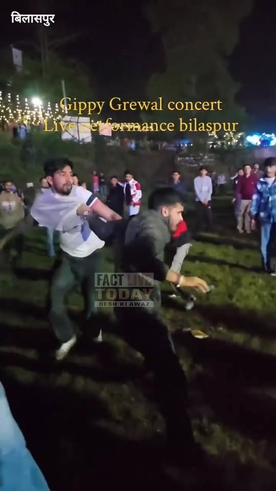 बिलासपुर गिप्पी ग्रेवाल के कॉन्सेर्ट में चले लात घूसे, वीडियो इंटरनेट पर वायरल #…