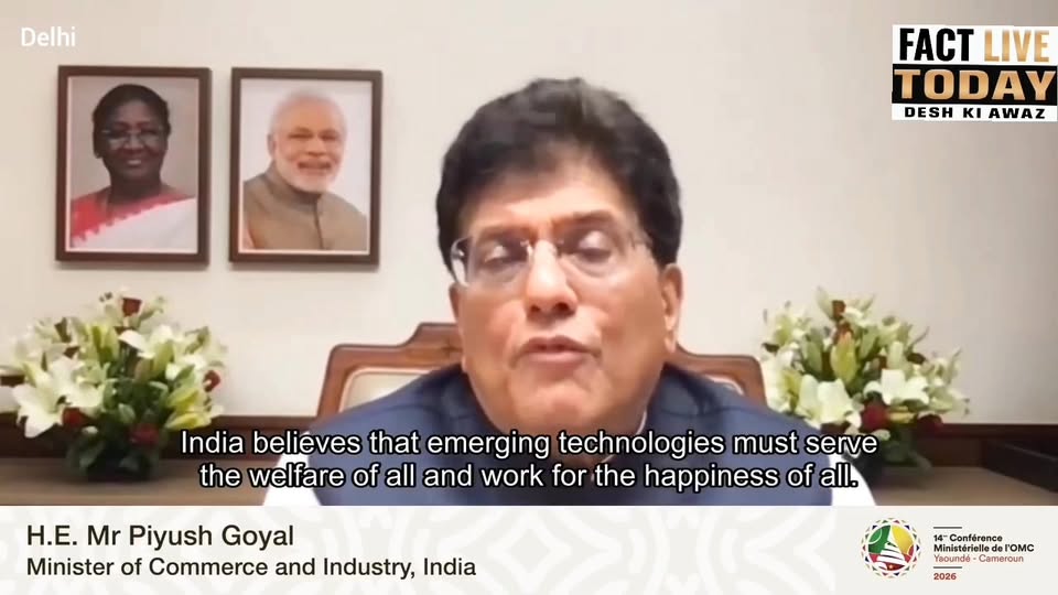 Commerce and Industry Minister Piyush Goyal at #WTOMC14 says rebuilding trust is…