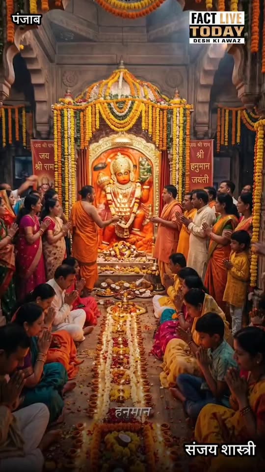 हनुमान जयंती पर पंडित संजय शास्त्री जी की खास रिपोर्ट 
#chandigarh #factlivetoda…