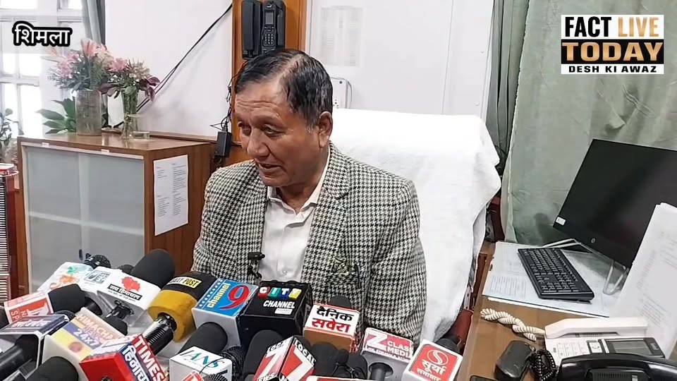 शिमला : राजस्व मंत्री जगत सिंह नेगी BJP पर साधा निशाना ,एंट्री टैक्स सहित अन्य म…