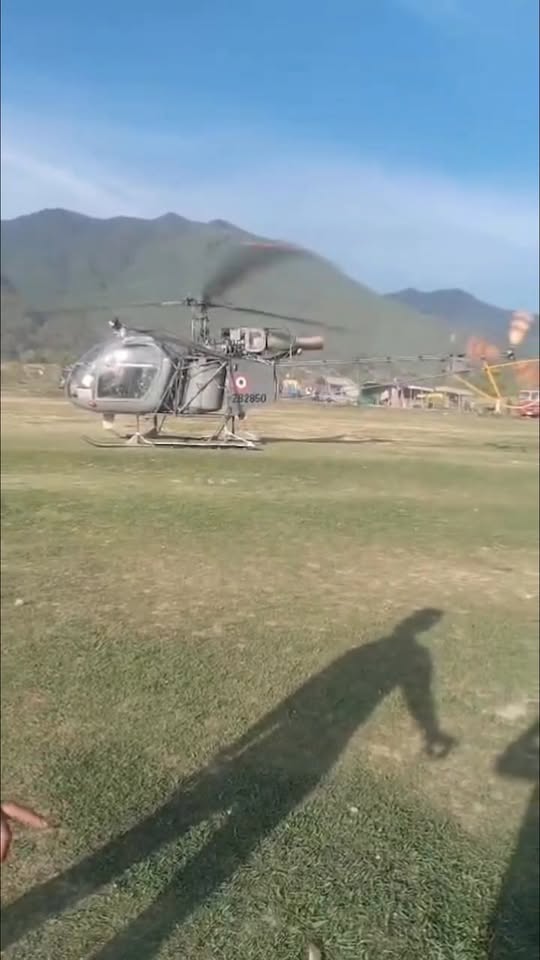 बैजनाथ उपमंडल के गुरण धार क्षेत्र में पैराग्लाइडिंग दुर्घटना की सूचना मिलते ही र…