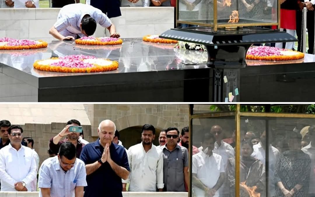 #InPics: आम आदमी पार्टी (आप) के मुखिया अरविंद केजरीवाल, मनीष सिसोदिया, पूर्व सीए…