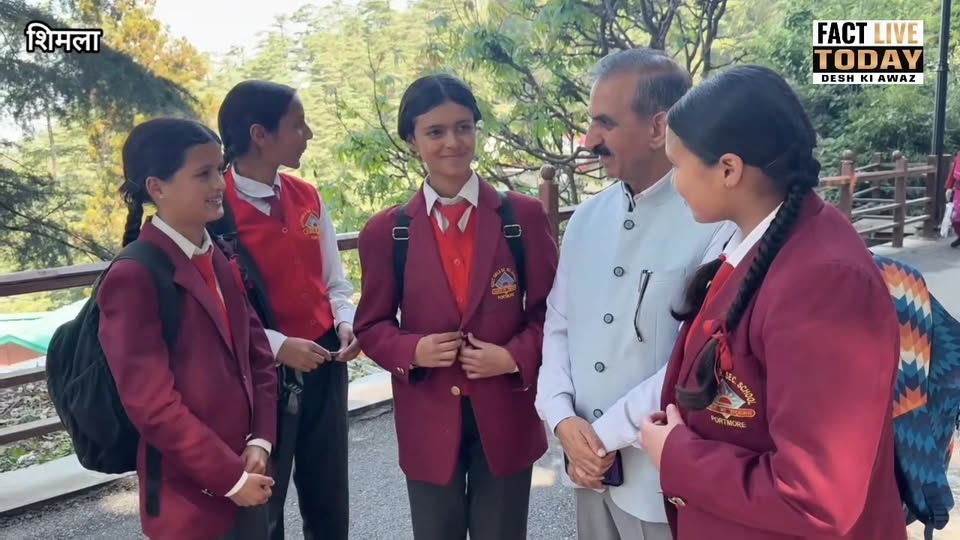 CM सुक्खू सचिवालय को सुबह ही पैदल निकले, सरकारी स्कूली की छात्राओं से फीडबैक लिय…