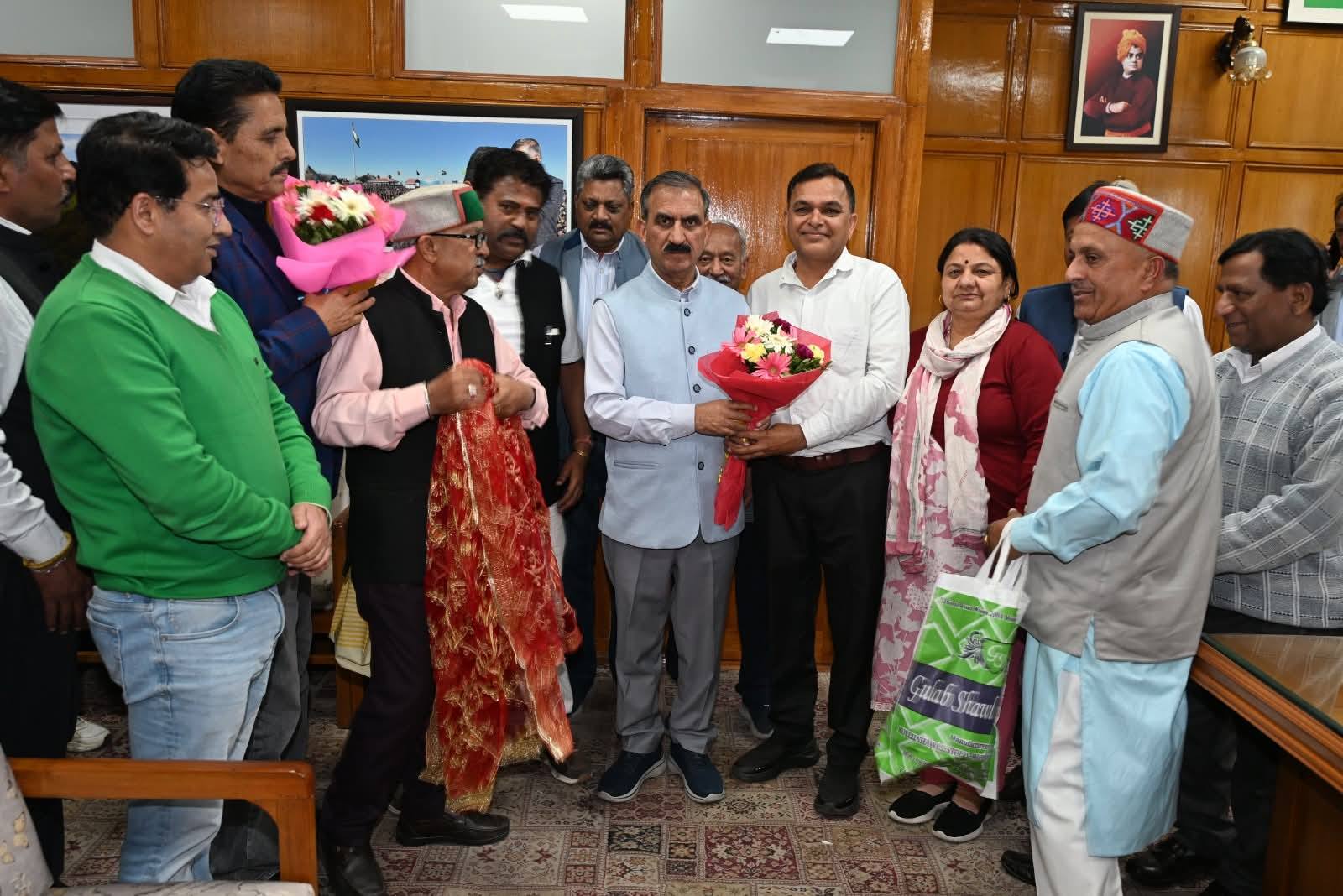 HCM सुखविंदर सिंह सुखू :हिमाचल प्रदेश कांग्रेस एससी विभाग के अध्यक्ष जीवन कुमार …
