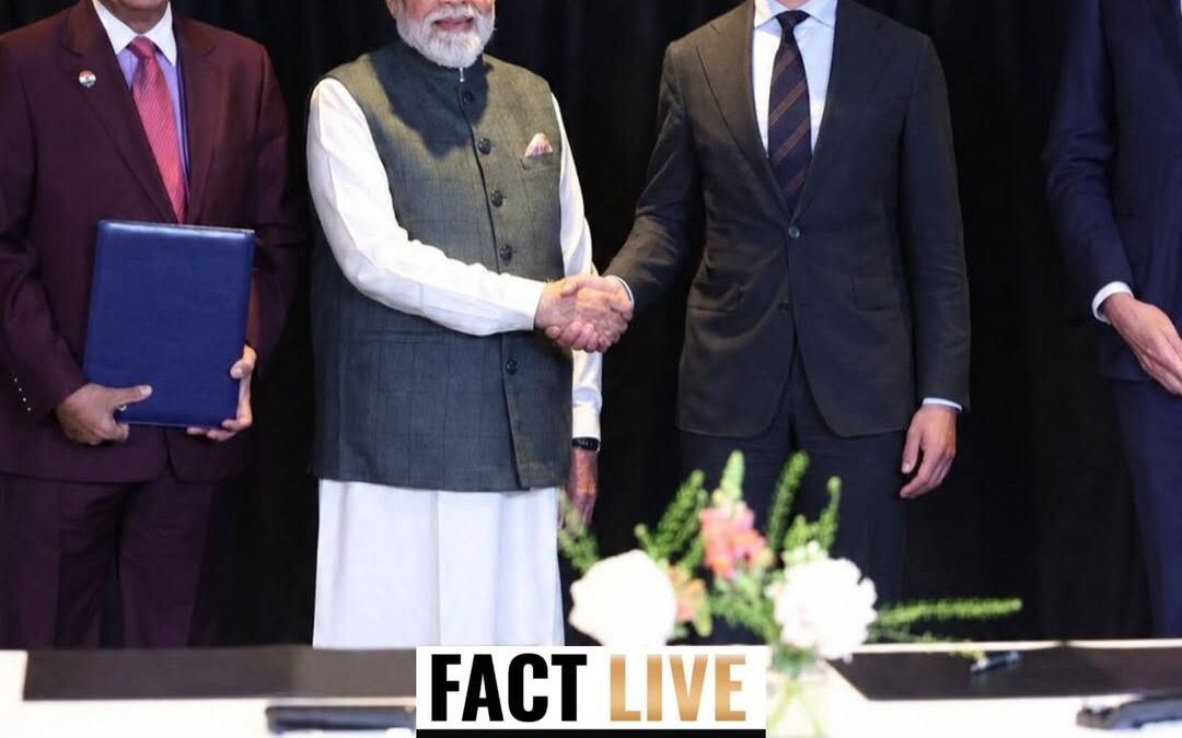 प्रधानमंत्री नरेंद्र मोदी की पांच देशों की यात्रा के दूसरे पड़ाव के दौरान भारत न…