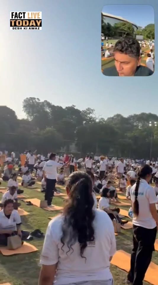 PGI चंडीगढ़ में अंतरराष्ट्रीय योग दिवस उत्साहपूर्वक मनाया गया, हजारों लोगों ने क…