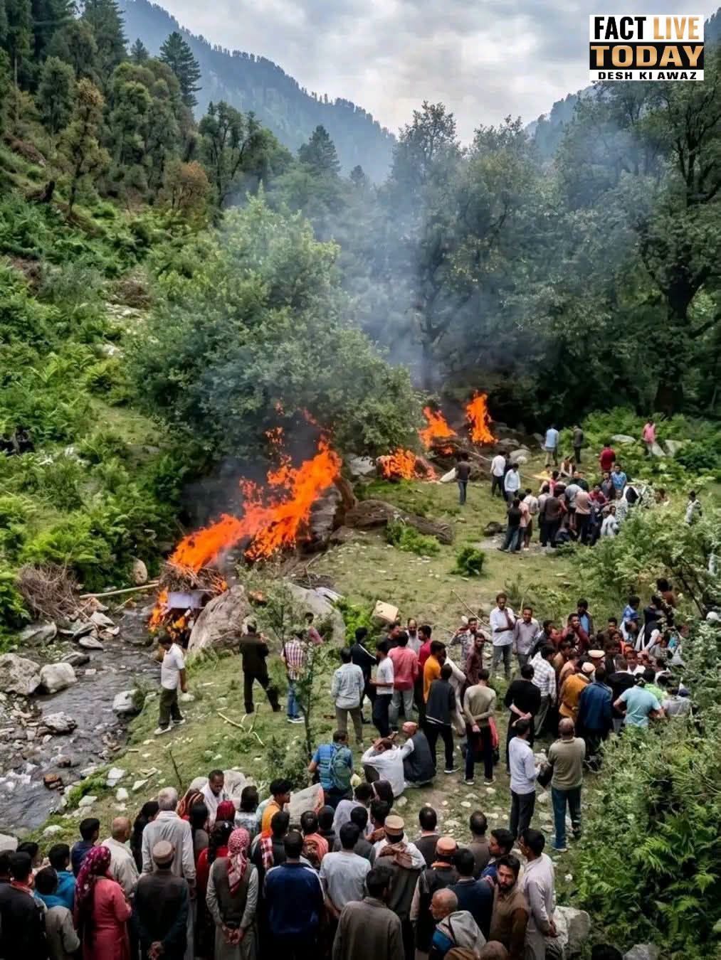 चंबा में एक साथ जली 7 चिताएं, इलाके में मातम हर कोई हुआ ग़मगीन ।
​ज़िला चंबा के म…