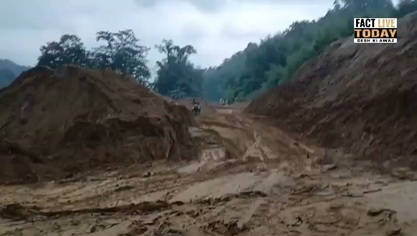 अरुणाचल प्रदेश में रोंगटे खड़े कर देने वाला वीडियो; भूस्खलन के मलबे के साथ नीचे …