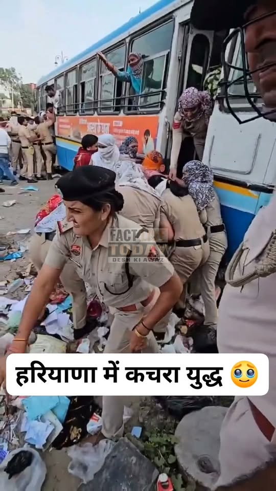 हरियाणा में कचरा युद्ध 

 हिसार शहर में जगह-जगह कचरे के ढेर लगे हैं क्या हो गया …